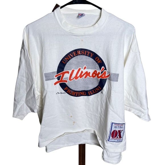 Vintage University of Illinois The Game Crop Top XL - Picture 1 of 6